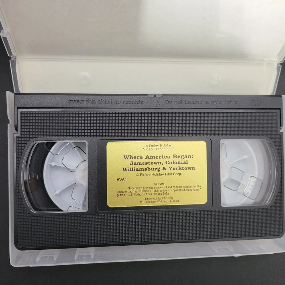 100% Educational Videos‎ Jamestown and Lewis and Clark VHS Tapes